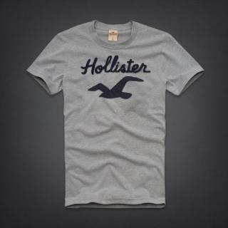 Tee shirt Hollister Homme Gris